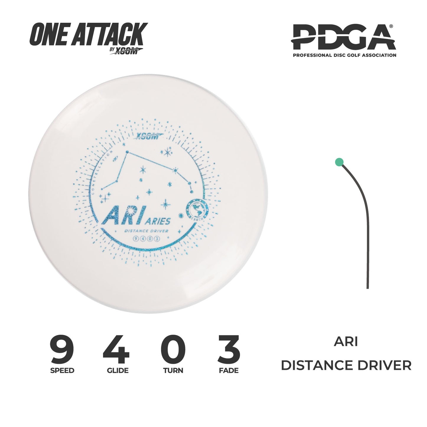 Disc Golf Starter Set, 6 Pack